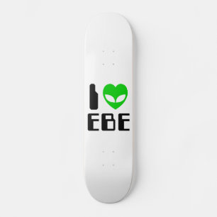 I Alien Heart EBE Skateboard