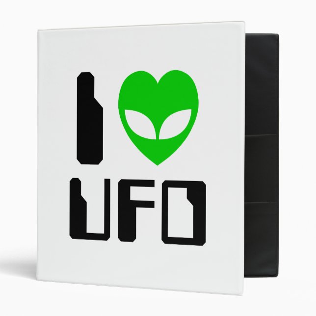 I Alien Heart UFO Binder (Front/Inside)