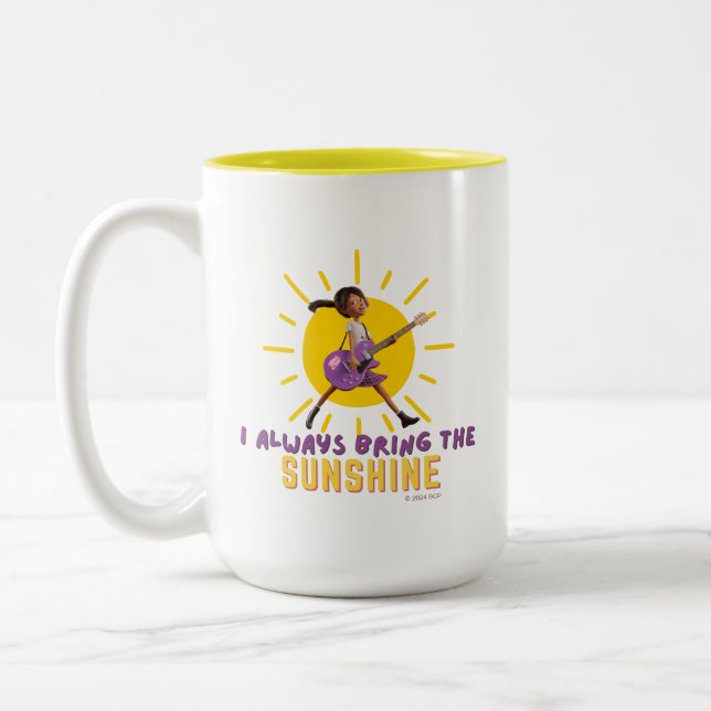 I Always Bring the Sunshine Two-Tone Coffee Mug (Left)