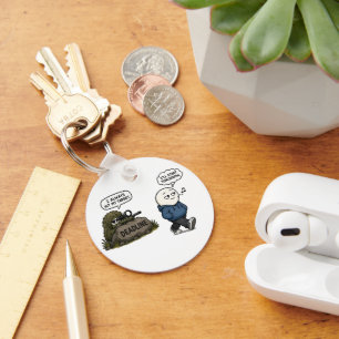 I Always Hit My Target – Funny Procrastination Keychain