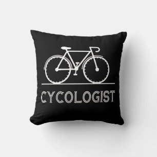 I Always Ride A Cycling On The Morning To Healthy Throw Pillow