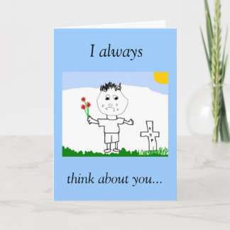 I always, think about you. card