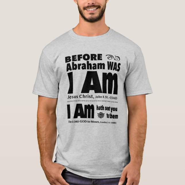 I Am • εγο ειμι T-Shirt (Front)