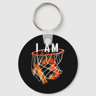 I Am 13 Basketball Themed 13th Birthday Party Cele Keychain