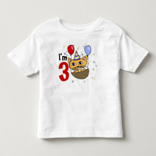 I am 3 anniversary toddler t-shirt
