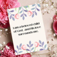 I Am A Beloved Child Of God Affirmation Quote