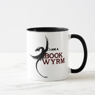 I am a Book Wyrm (printed both sides) Mug