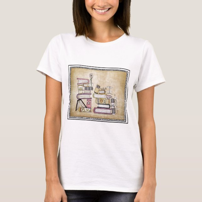 i am a bookworm T-Shirt (Front)