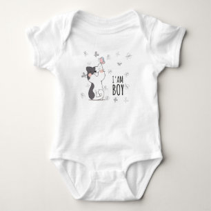 I Am A Boy Baby Bodysuit