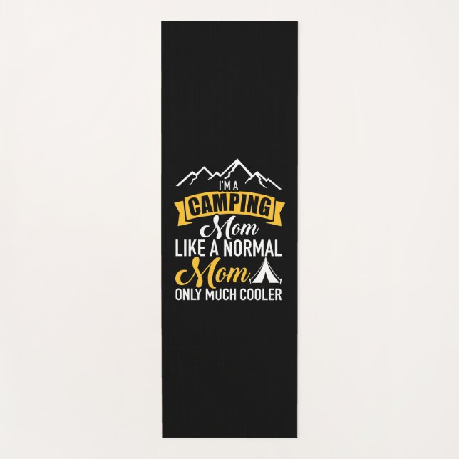 I Am A Camping Mother Yoga Mat (Front)
