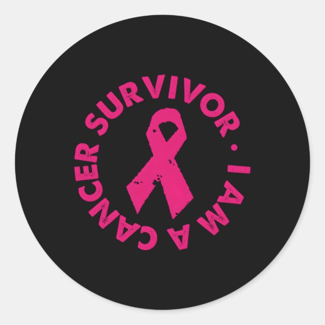 I Am A Cancer Survivor Relay Event K Classic Round Sticker (Front)