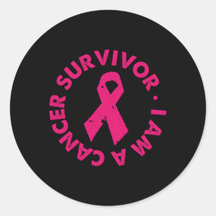 I Am A Cancer Survivor Relay Event K Classic Round Sticker
