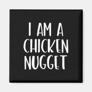 I Am A Chicken Nugget Halloween I'm Simple Costume Magnet