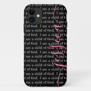 I am a child of God Black Personalized iPhone 11 Case