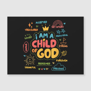 I am a Child of God Christian Retro Jesus Faith De