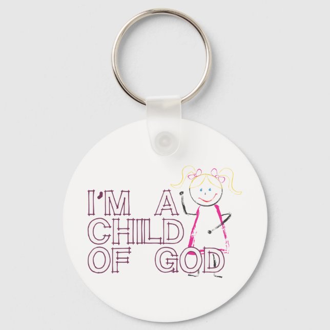 i am a child of god.pdf keychain (Front)