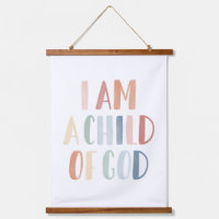 I am a Child of God Rainbow Kids Room Decor
