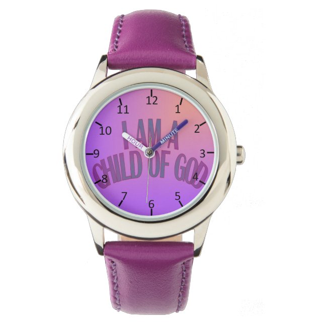 I Am a Child of God Watch (Front)