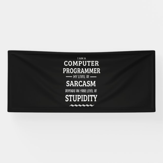 I Am A Computer Programmer Banner (Horizontal)