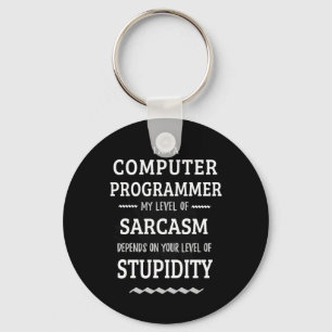 I Am A Computer Programmer Keychain