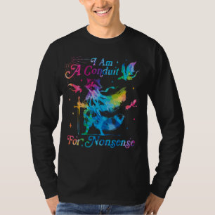 I Am A Conduit For Nonsense Funny Raccoon TIE DYE T-Shirt