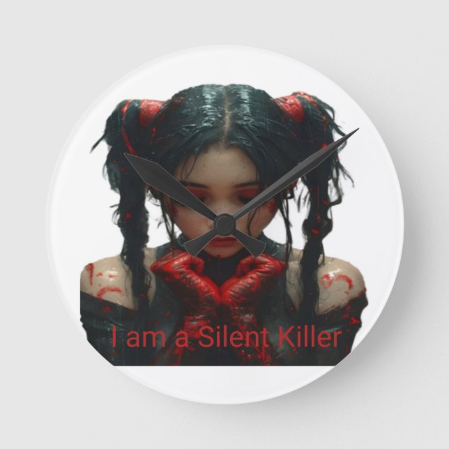 I am a cute and silent clock (Front)
