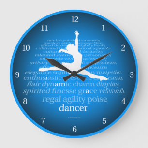 I Am A Dancer Large Clock