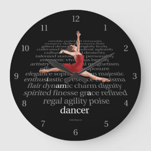 I Am A Dancer Large Clock