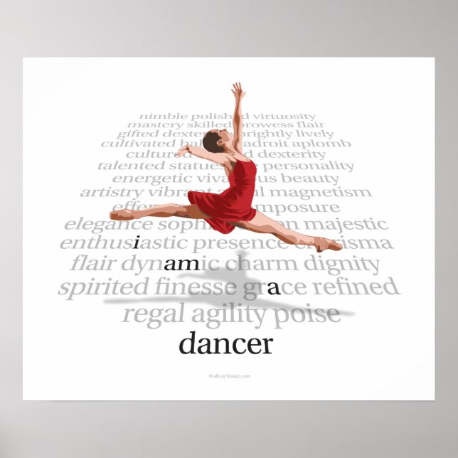 I Am A Dancer Poster (Front)
