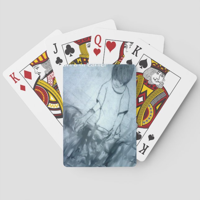 I am a dreamer manga anime playing cards (Back)