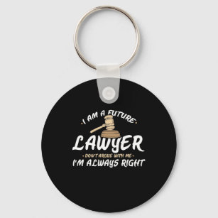 I Am A Future Lawyer Keychain