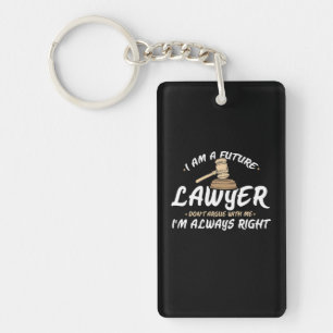 I Am A Future Lawyer Keychain