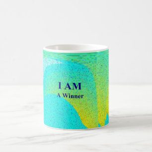 "I AM A GAGNER" Blanc 11 oz Mug Blanc classique