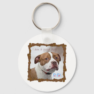I am a Good Dog Keychain