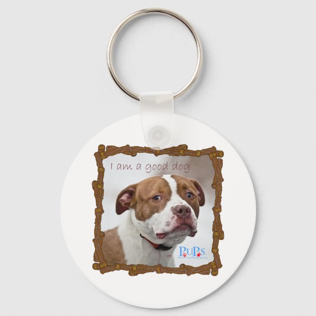 I am a Good Dog Keychain (Front)