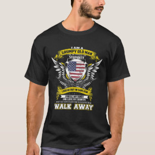 i am a grumpy old man i'm allergic to stupidity T-Shirt