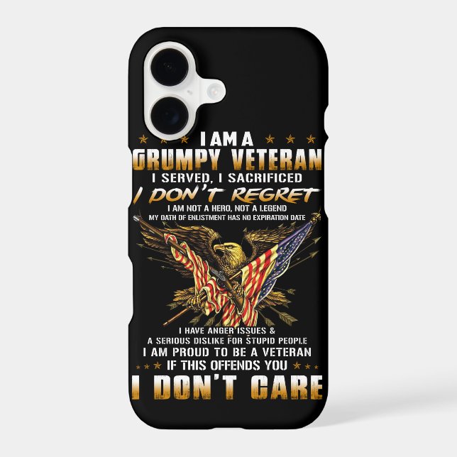 I Am A Grumpy Veteran (Back)