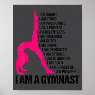 I Am A Gymnast Poster