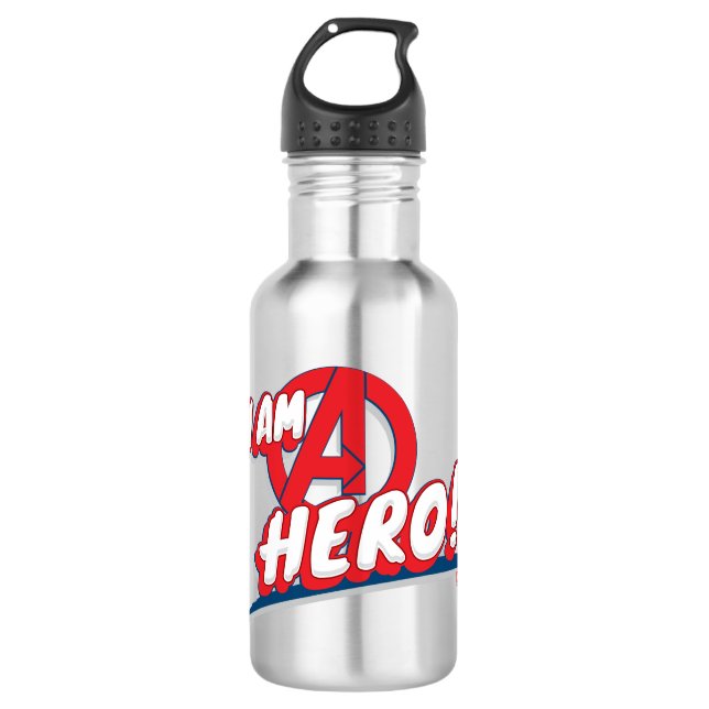 I Am A Hero! 710 Ml Water Bottle (Front)