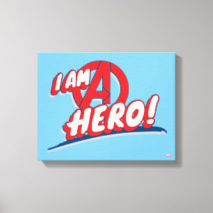 I Am A Hero! Canvas Print