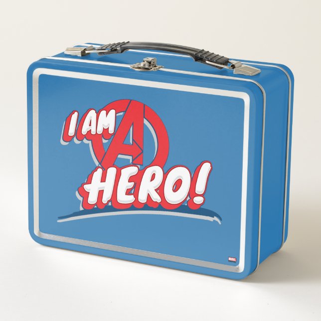 I Am A Hero! Metal Lunch Box (Front)