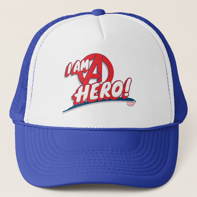 I Am A Hero! Trucker Hat (Front)