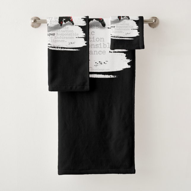 I am a Hockey Player Bath Towel Set (Insitu)