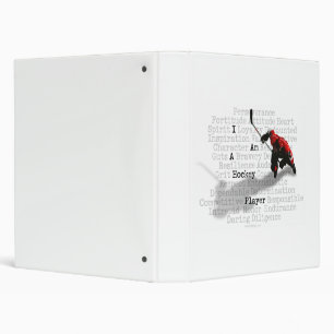 I am A Hockey Player binder