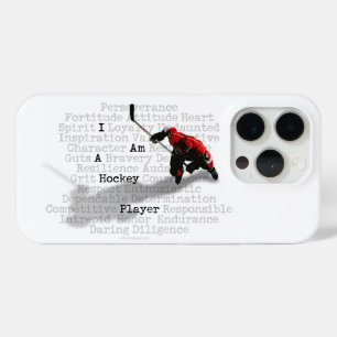 I am a Hockey Player iPhone 15 Pro Case