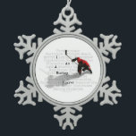 I am a Hockey Player Snowflake Pewter Christmas Ornament<br><div class="desc">Mix up some perseverance,  a lot of determination,  some guts and plenty of sacrifice. Now you've got a hockey player! Another great design for hockey t-shirts and hockey gifts from eBrush Design!</div>
