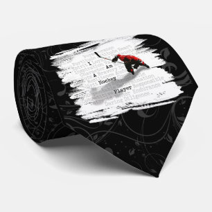 I Am A Hockey Player tie