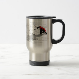 I am a Hockey Player Travel Mug