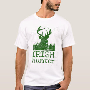 I Am A Irish Hunter St Patricks Day Deer Hunting T-Shirt