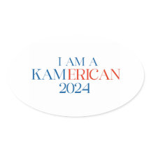 I AM A KAMERICAN STICKER